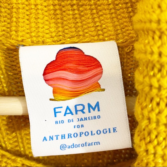 Anthro Farm Rio Boldly Stripe Knit Sweater Dress - Picture 10 of 13